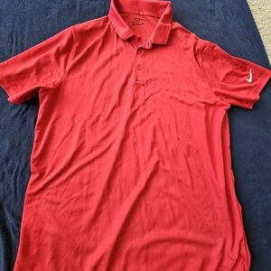 Nike golf tour red polo